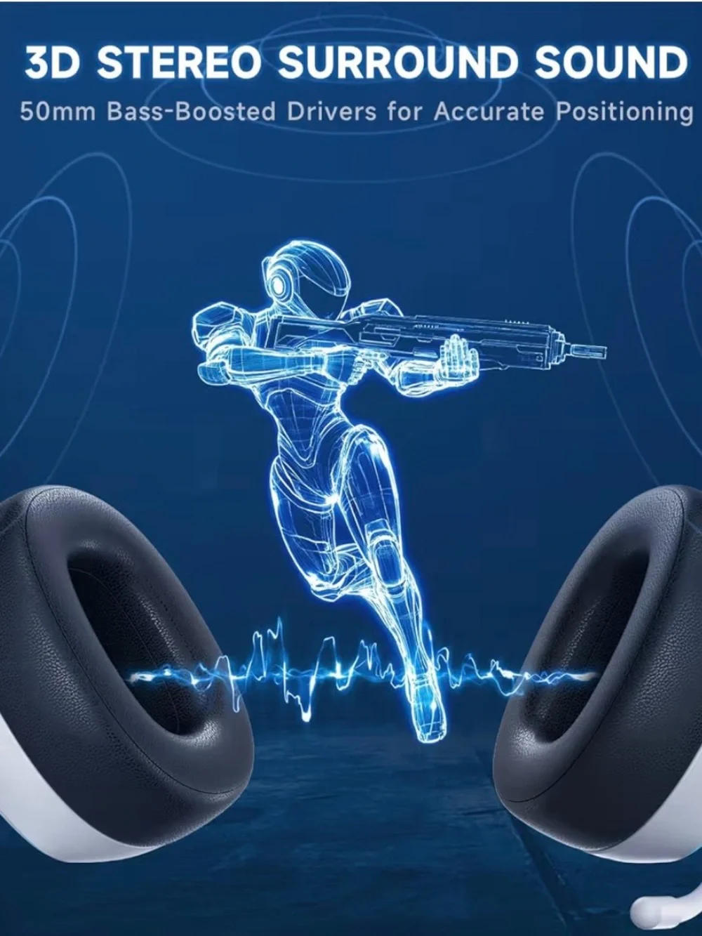 2.4GHz Wireless Gaming Headsets for PS5, PS4, PC, Switch  **NEW**